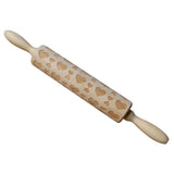 Maxbell Maxbell Love Heart Wooden Embossed Rolling Pin Baking Wedding Valentine's Day Favor