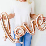 Maxbell 15pcs Love Heart Star Foil Balloons With Hanging Spiral Wedding Decor - Aladdin Shoppers