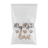 Maxbell 15pcs Love Heart Star Foil Balloons With Hanging Spiral Wedding Decor - Aladdin Shoppers