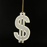 Maxbell US Dollar Sign Pendant Necklace Hip Hop Jewlery Cosplay Hen Party Accessory - Aladdin Shoppers