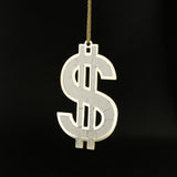 Maxbell US Dollar Sign Pendant Necklace Hip Hop Jewlery Cosplay Hen Party Accessory - Aladdin Shoppers