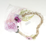 Maxbell Shabby Chic Rattan Heart Artificial Silk Flower Wreath Garland Decor for Door Wall Window Mirror 12 Inch - Aladdin Shoppers