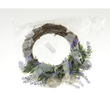 Maxbell Artificial Simulation Lavender Flower Wreath Rattan Garland Home Shop Wedding Decor 30cm/12 Inch - Aladdin Shoppers