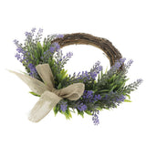 Maxbell Artificial Simulation Lavender Flower Wreath Rattan Garland Home Shop Wedding Decor 30cm/12 Inch - Aladdin Shoppers