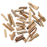 Maxbell 50Pcs/Pack Natural Driftwood Wooden, Shapes for Handmade Craft- Nature Wood Slices Crafts DIY, 1.18-3.94inch - Aladdin Shoppers