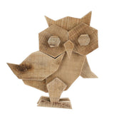 Maxbell 1 PC Driftwood Owl Birds Figurine Ornament Animal Statues, Handmade Wooden Carved Owl Showpiece Art Home Decor/Christmas Arts - Aladdin Shoppers