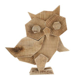 Maxbell 1 PC Driftwood Owl Birds Figurine Ornament Animal Statues, Handmade Wooden Carved Owl Showpiece Art Home Decor/Christmas Arts - Aladdin Shoppers
