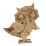 Maxbell 1 PC Driftwood Owl Birds Figurine Ornament Animal Statues, Handmade Wooden Carved Owl Showpiece Art Home Decor/Christmas Arts - Aladdin Shoppers