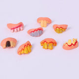 8Pcs Funny Ugly Fake Teeth Gag Gift Costume Party Game Accessories Random