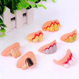 8Pcs Funny Ugly Fake Teeth Gag Gift Costume Party Game Accessories Random