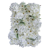 Maxbell Artificial Rose Flower Wall Panel Home Wedding Backdrop Floral Decoration Champagne White - Aladdin Shoppers