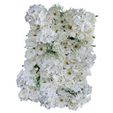 Maxbell Artificial Rose Flower Wall Panel Home Wedding Backdrop Floral Decoration Champagne White - Aladdin Shoppers