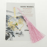 Maxbell Antique Gold Carved Bird Bookmark with Tassel Book Lovers Gift - Aladdin Shoppers