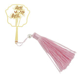 Maxbell Antique Gold Carved Chrysanthemum Bookmark with Tassel Book Lovers Gift - Aladdin Shoppers
