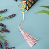 Maxbell Antique Gold Carved Chrysanthemum Bookmark with Tassel Book Lovers Gift - Aladdin Shoppers