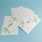 Table NO 1-10 Table Place Card Message Table Name Cards Table Decoration - Aladdin Shoppers