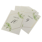 Table NO 1-10 Table Place Card Message Table Name Cards Table Decoration - Aladdin Shoppers