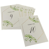 Table NO 1-10 Table Place Card Message Table Name Cards Table Decoration - Aladdin Shoppers
