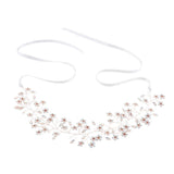 Wedding Bridal Flower Rhinestone Crystal Headband Headpiece Hair Jewelry - Aladdin Shoppers