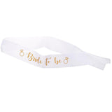 7 Pack Bride To Be Bride Tribe Sash Bridal Shower Hen Party Fancy Dress - Aladdin Shoppers