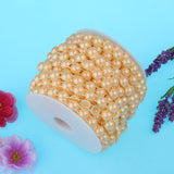 10mm DIY Half Round Bead Garland String Beads Craft Wedding Decor Yellow - Aladdin Shoppers