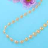 10mm DIY Half Round Bead Garland String Beads Craft Wedding Decor Yellow - Aladdin Shoppers