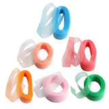 50 Yards 2 inch Wide Polyester Horsehair Braid Lake Blue & Light Pink