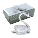 Maxbell Romantic Clear Crystal Rhinestone Swan in Packing Box Wedding Party Favors