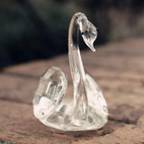 Maxbell Romantic Clear Crystal Rhinestone Swan in Packing Box Wedding Party Favors