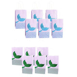 Personalised Paper Gifts Bags Party Wedding Favour Mermaid Bags Blue
