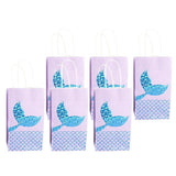 Personalised Paper Gifts Bags Party Wedding Favour Mermaid Bags Blue