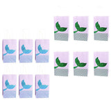 Personalised Paper Gifts Bags Party Wedding Favour Mermaid Bags Blue