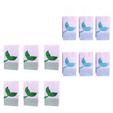Personalised Paper Gifts Bags Party Wedding Favour Mermaid Bags Blue
