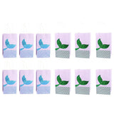 Personalised Paper Gifts Bags Party Wedding Favour Mermaid Bags Blue