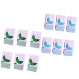 Personalised Paper Gifts Bags Party Wedding Favour Mermaid Bags Blue