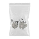 Maxbell Ceramic Salt and Pepper Shaker, Elephant Cartoon Spice Container Wedding Party Favor Tabletop Animal Decoration Spice Jar - Aladdin Shoppers