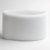 Maxbell 2 Rolls 25 Yards 6inch Wide Polyester Horsehair Braid White/Red