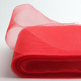 Maxbell 2 Rolls 25 Yards 6inch Wide Polyester Horsehair Braid White/Red