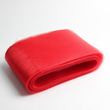 Maxbell 2 Rolls 25 Yards 6inch Wide Polyester Horsehair Braid White/Red