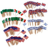Maxbell 100 Pieces  England Flag +100 Piece USA Flag