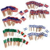 Maxbell 100 Pieces  England Flag +100 Piece USA Flag