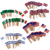 Maxbell 100 Pieces  England Flag +100 Piece USA Flag