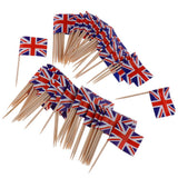 Maxbell 100 Pieces  England Flag +100 Piece USA Flag