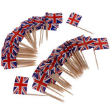 Maxbell 100 Pieces  England Flag +100 Piece USA Flag