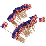 Maxbell 100 Pieces  England Flag +100 Piece USA Flag