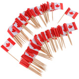 100 Pieces Decorative Flag Toothpicks Party Food Decorations Canada