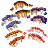 100 Pieces Decorative Flag Toothpicks Party Food Decorations Canada