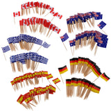 100 Pieces Decorative Flag Toothpicks Party Food Decorations Canada