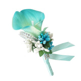 Maxbell 3x Cute Calla Berry Rhinestone Groom Bridal Wedding Corsage