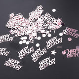 Maxbell 10 pack Happy Birthday Party Confetti Rose Gold Scatters Throwing Sprinkles